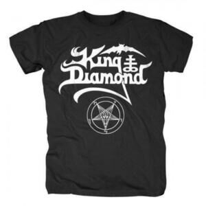 King Diamond Logo Graphic T Shirt Heavy Metal Band Fan Gift Casual Streetwear